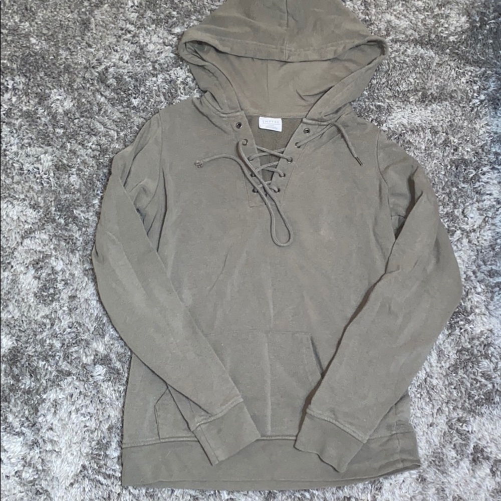Green sweatshirt
